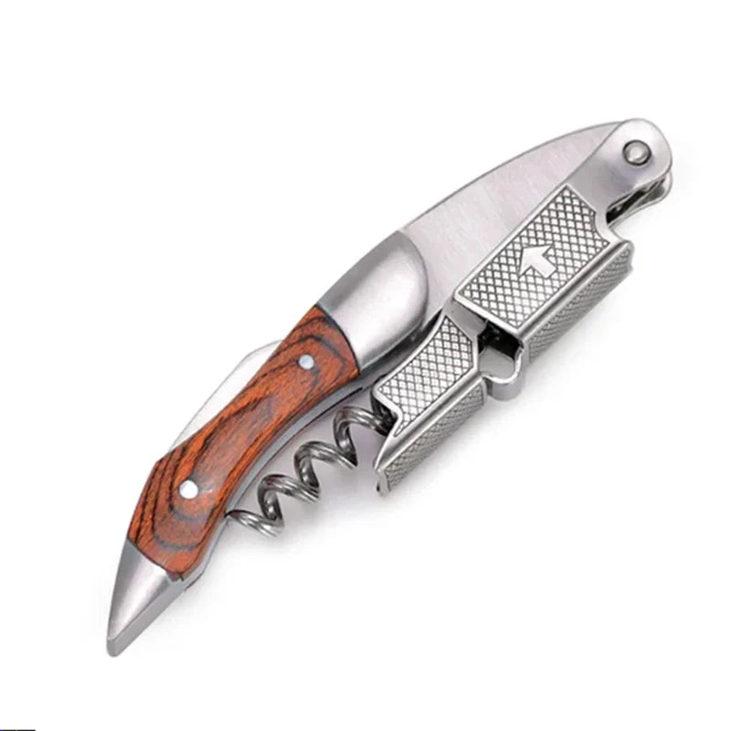 Professional Wood Grip Corkscrew