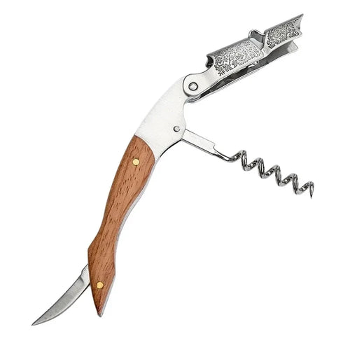 Professional Wood Grip Corkscrew