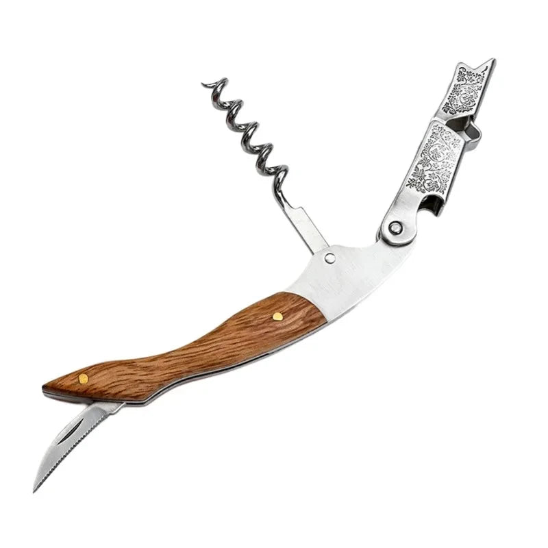 Professional Wood Grip Corkscrew