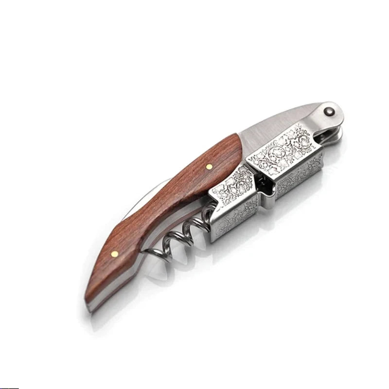 Professional Wood Grip Corkscrew