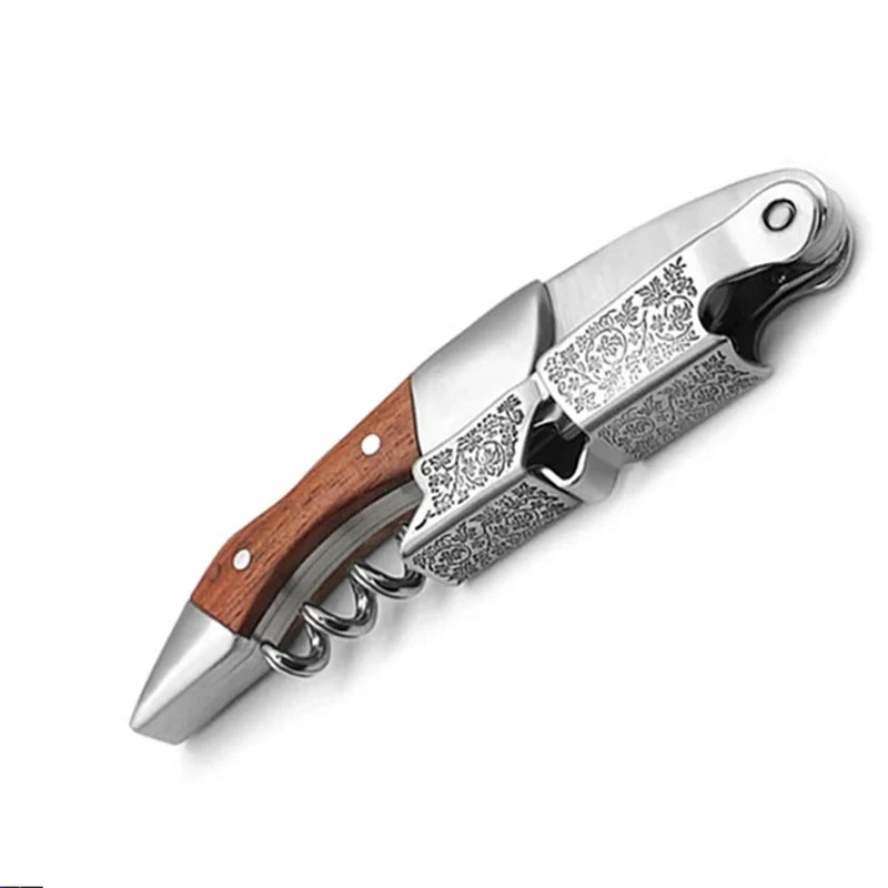 Professional Wood Grip Corkscrew