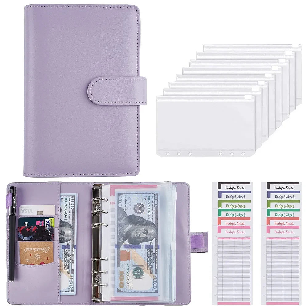 A6 Leather Budget Binder