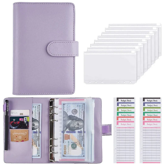 A6 Leather Budget Binder