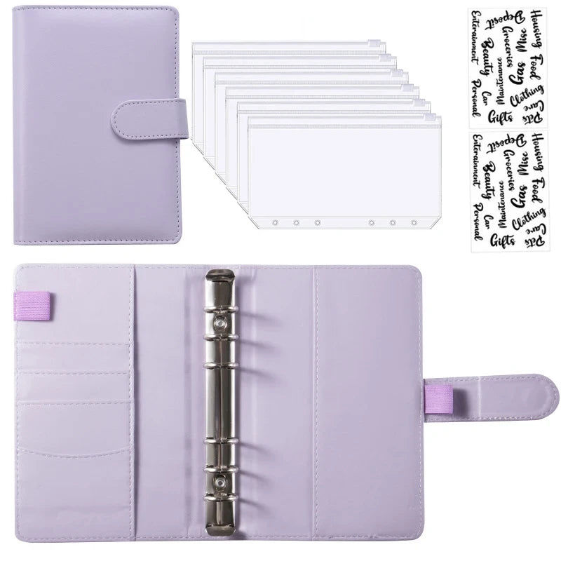 A6 Leather Budget Binder