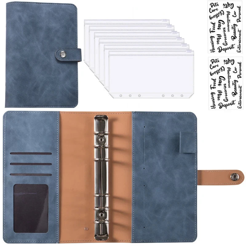 A6 Leather Budget Binder