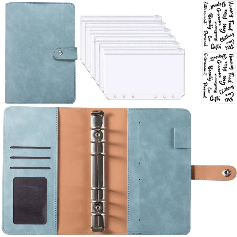 A6 Leather Budget Binder