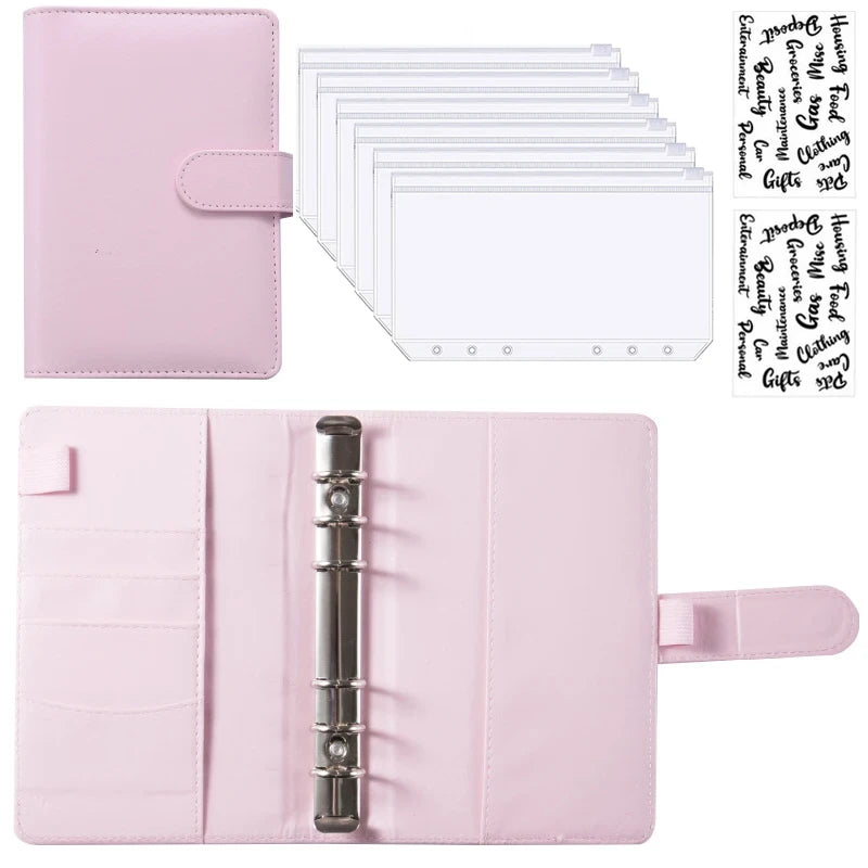 A6 Leather Budget Binder