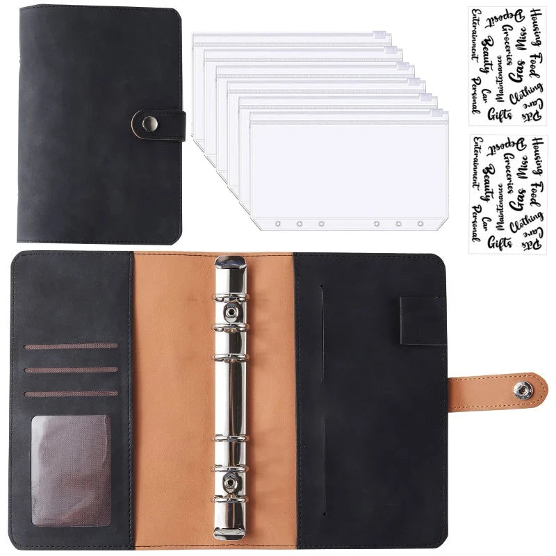 A6 Leather Budget Binder